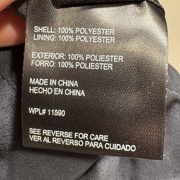 Weatherproof Vest Mens XL Black Suede/Fleece Reversible‎ Full Zip Polyester Dad - Picture 4 of 8